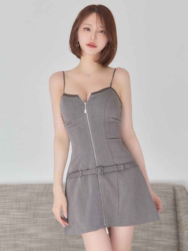 グレー　モデル：れみれみ　身長：163cm　着用サイズ：Sサイズ
