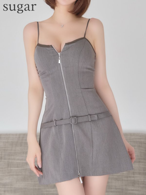 グレー　モデル：れみれみ　身長：163cm　着用サイズ：Sサイズ