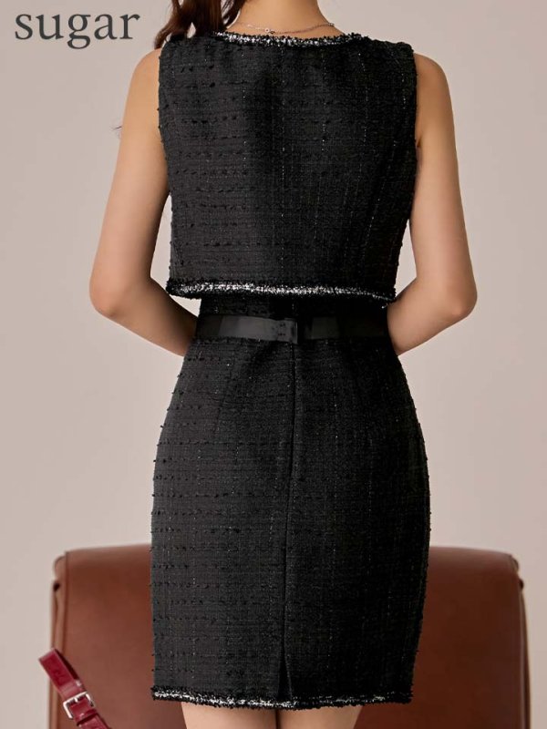 ブラック　モデル：ももか　身長：156cm　着用サイズ：Sサイズ