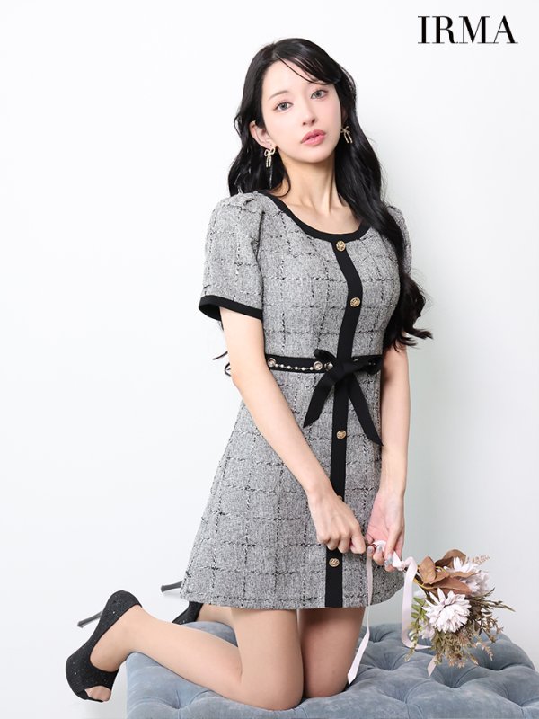 グレー モデル：まおちゃる　身長：158cm　着用サイズ：Sサイズ