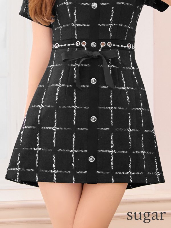 ブラック　モデル：まりん　身長：164cm　着用サイズ：Sサイズ