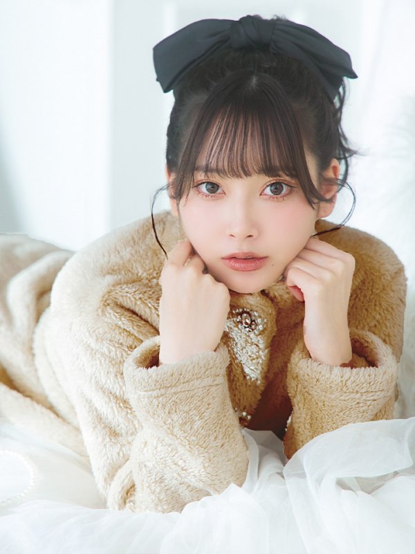 画像11: 【小物SALE】【ルームウェア】もこもこ/ パールボタン/ ハイネック/ 長袖/ ポケット付き/ パンツ/ セットアップ/ ルームウエア[HC02] (11)