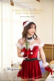 画像1: 【即日発送】【クリスマスコスプレ7点セット】【Malymoon/マリームーン】ドットレースサンタ【フリーサイズ/1カラー】[YMT] (1)
