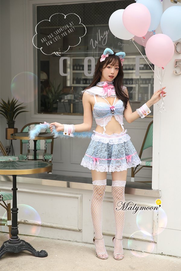画像8: 【即日発送】キャットセーラー《ハロウィンコスプレ7点セット》【Dreamy Doll/ドリーミードール】【フリーサイズ/2カラー】[HC02] (8)
