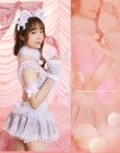 画像5: 【即日発送】チェック柄ポンポンキャット【マリームーン】【ハロウィンコスプレ11点セット】【フリーサイズ/2カラー】[YMT] (5)