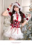 画像7: 【即日発送】【クリスマスコスプレ7点セット】【Malymoon/マリームーン】レースアップ猫耳チェックサンタ【フリーサイズ/1カラー】[HC03] (7)