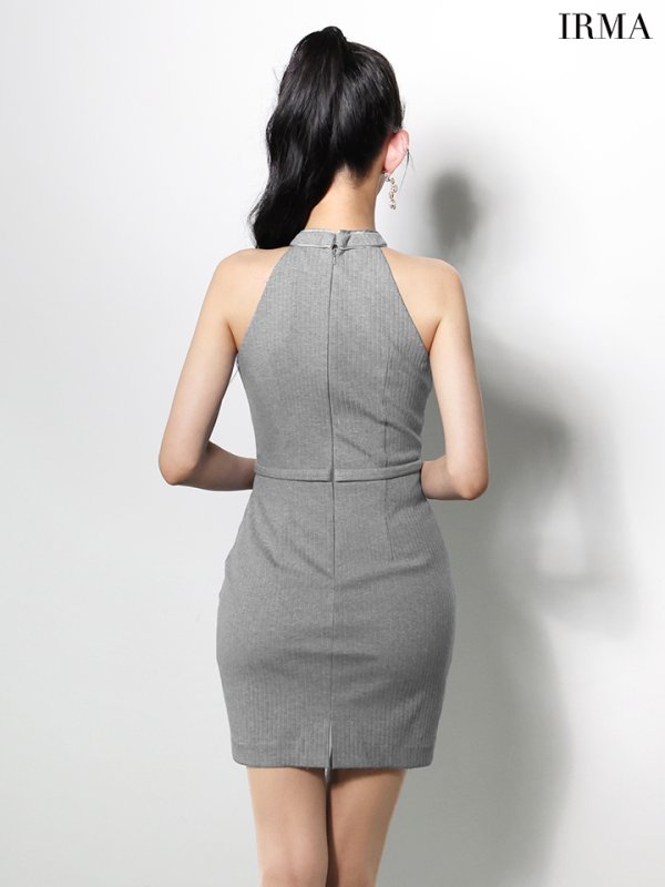 グレー　モデル：まおちゃる　身長：158cm　着用サイズ：Sサイズ