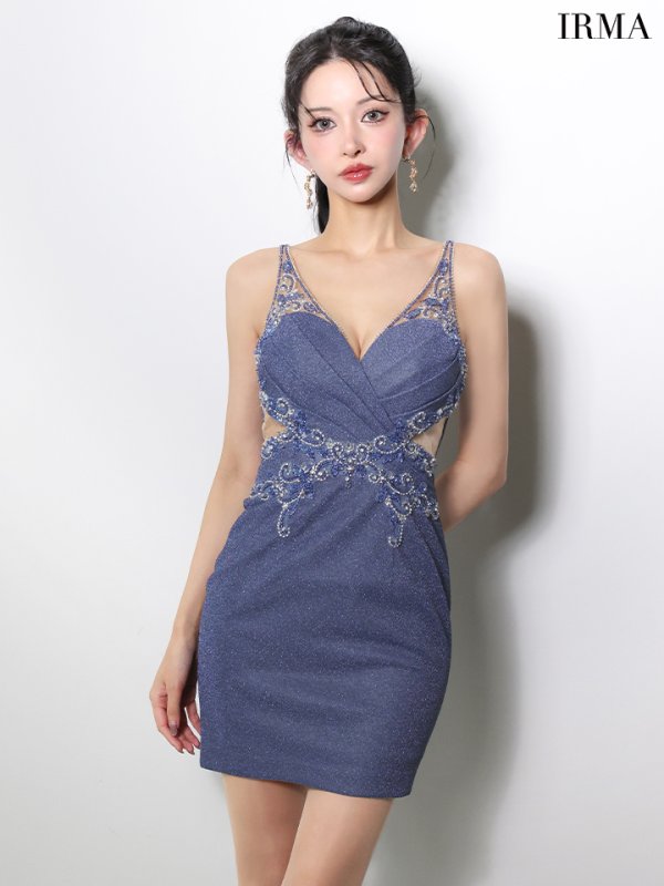 ラピスブルー　モデル：まおちゃる　身長：158cm　着用サイズ：Sサイズ