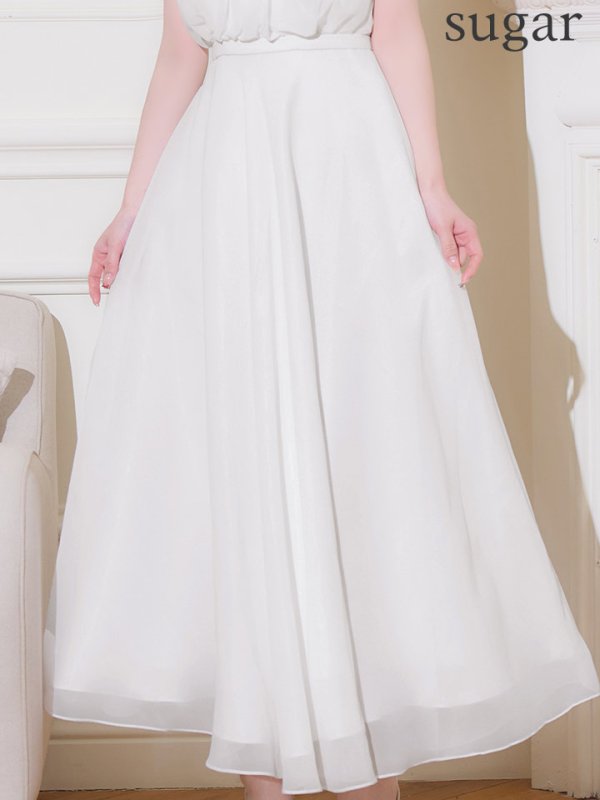 ホワイト　モデル：ゆめ　身長：160cm　着用サイズ：Sサイズ