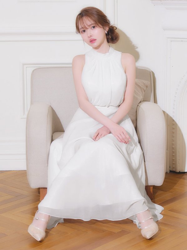 ホワイト　モデル：ゆめ　身長：160cm　着用サイズ：Sサイズ