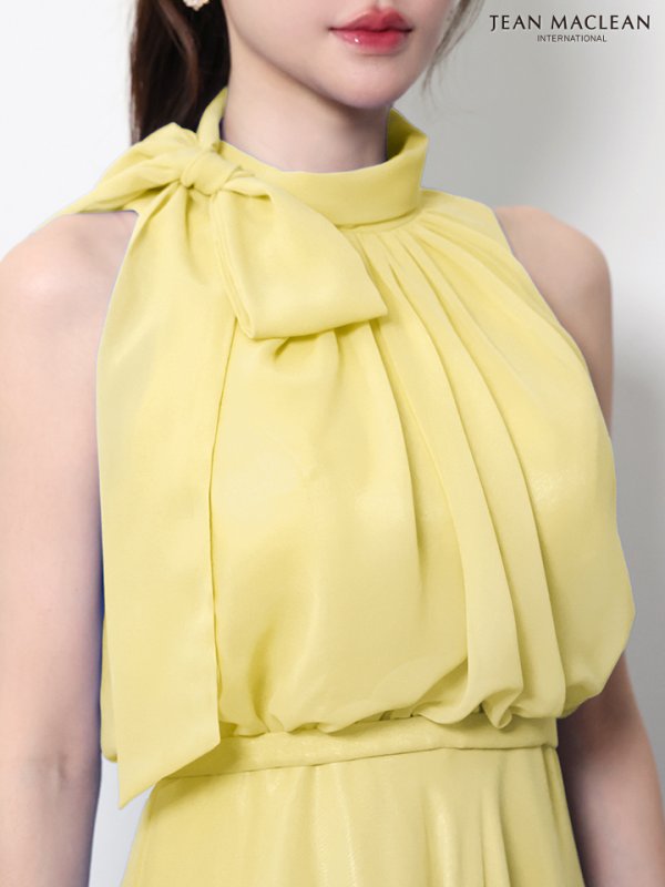 イエロー　モデル：ももか　身長：156cm　着用サイズ：Sサイズ