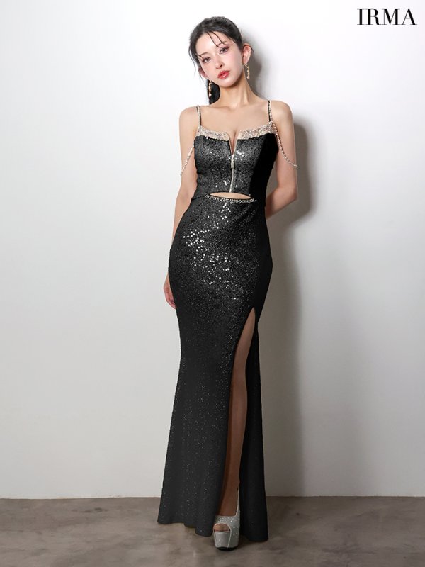 ブラック　モデル：まおちゃる　身長：158cm　着用サイズ：Sサイズ