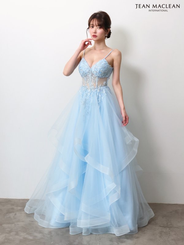 ブルー　モデル：ゆめ　身長：160cm　着用サイズ：Mサイズ