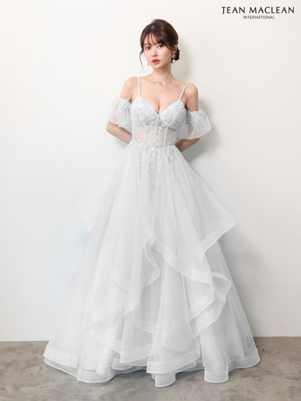 ホワイト　モデル：ゆめ　身長：160cm　着用サイズ：Mサイズ