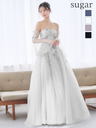 ロングドレス　ホワイト　sugar ロングドレス：ホワイト(白)｜キャバドレス・ミニドレス通販はsugar