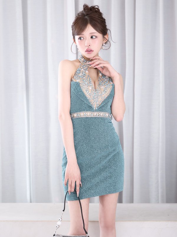 ペリーブルー　モデル：カルア　身長：156cm　着用サイズ：Sサイズ