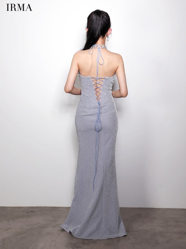 アイリスグレー　モデル：まおちゃる　身長：158cm　着用サイズ：Mサイズ