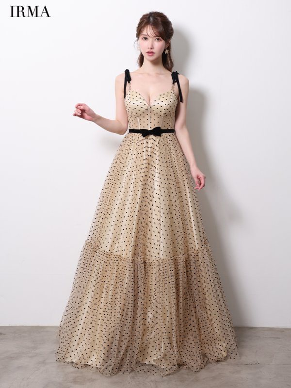 ベージュ　モデル：ゆめ　身長：160cm　着用サイズ：Mサイズ