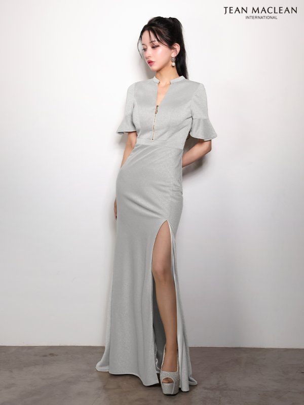 シルバー　モデル：まおちゃる　身長：158cm　着用サイズ：Mサイズ