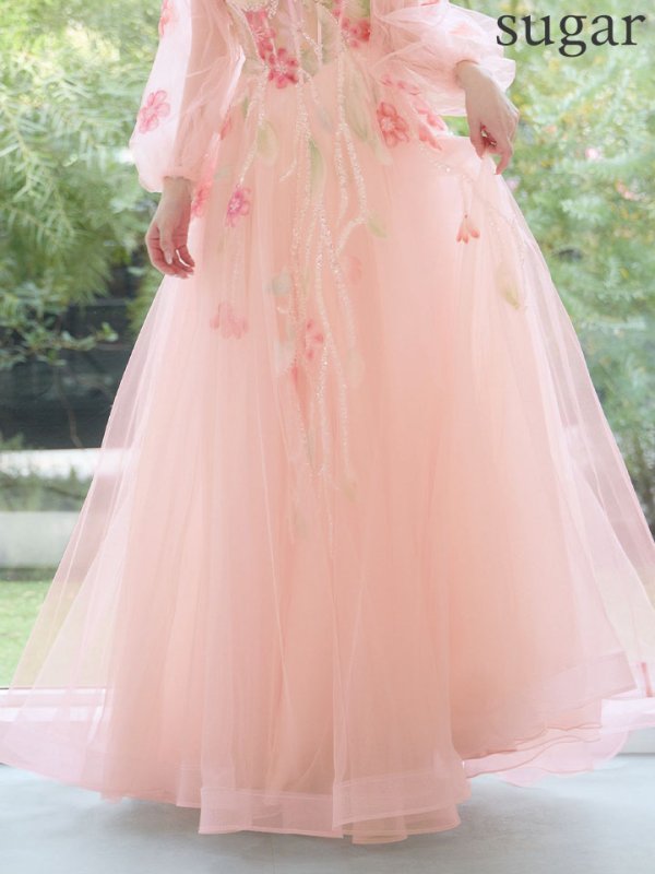 ピンク　モデル：ゆめ　身長：160cm　着用サイズ：Sサイズ