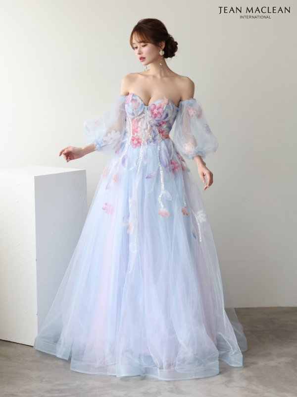 ブルー　モデル：ゆめ　身長：160cm　着用サイズ：Mサイズ