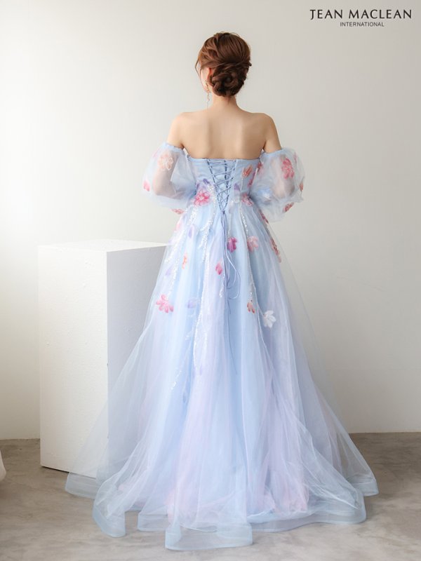 ブルー　モデル：ゆめ　身長：160cm　着用サイズ：Mサイズ