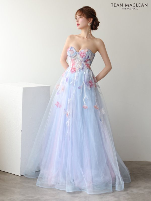 ブルー　モデル：ゆめ　身長：160cm　着用サイズ：Mサイズ