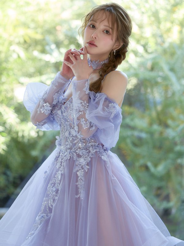 ラベンダー　モデル：ゆめ　身長：160cm　着用サイズ：Sサイズ