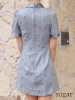 ブルー　モデル：るりぴ　身長：165cm　着用サイズ：Sサイズ 