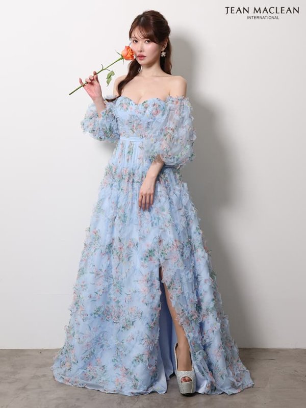 ブルー　モデル：ゆめ　身長：160cm　着用サイズ：Mサイズ