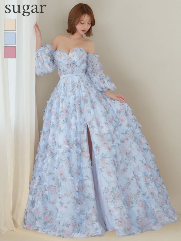 ブルー　モデル：れみ　身長：163cm　着用サイズ：Sサイズ