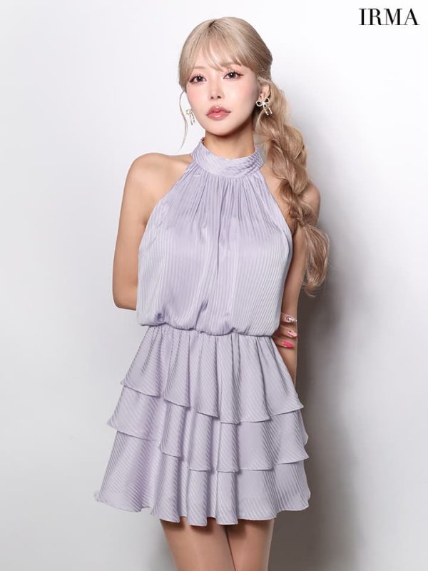 ミルキーライラック モデル：如月れい　身長：156cm　着用サイズ：Sサイズ