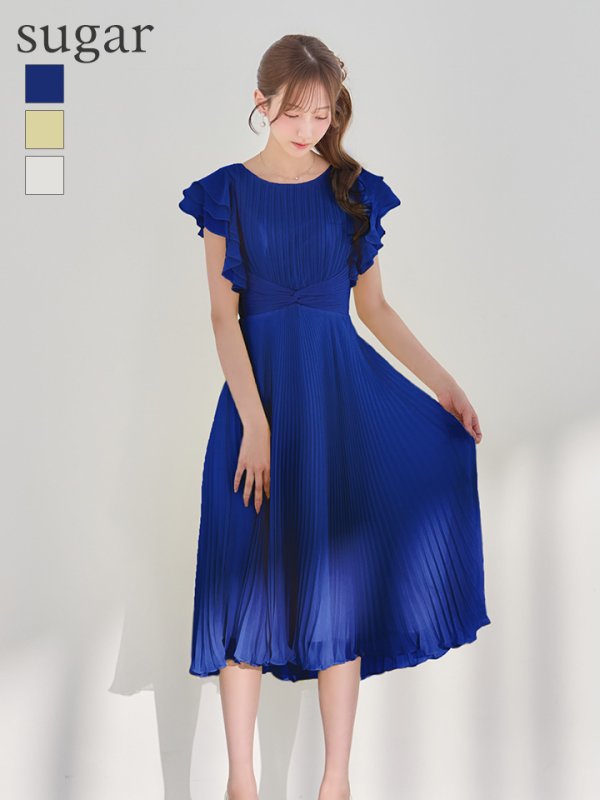 パープルネイビー：モデル：あすか　身長：170cm　着用サイズ：Sサイズ