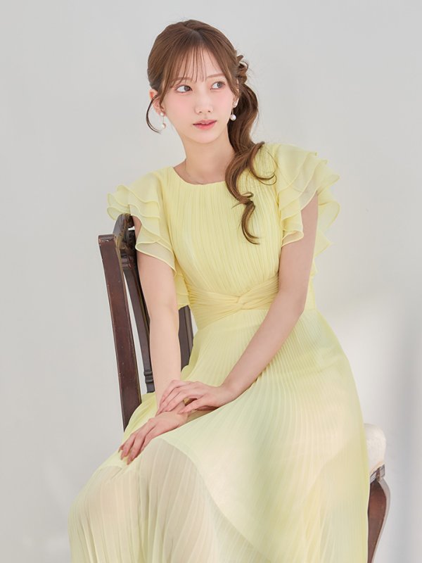 ライトイエロー：モデル：あすか　身長：170cm　着用サイズ：Sサイズ