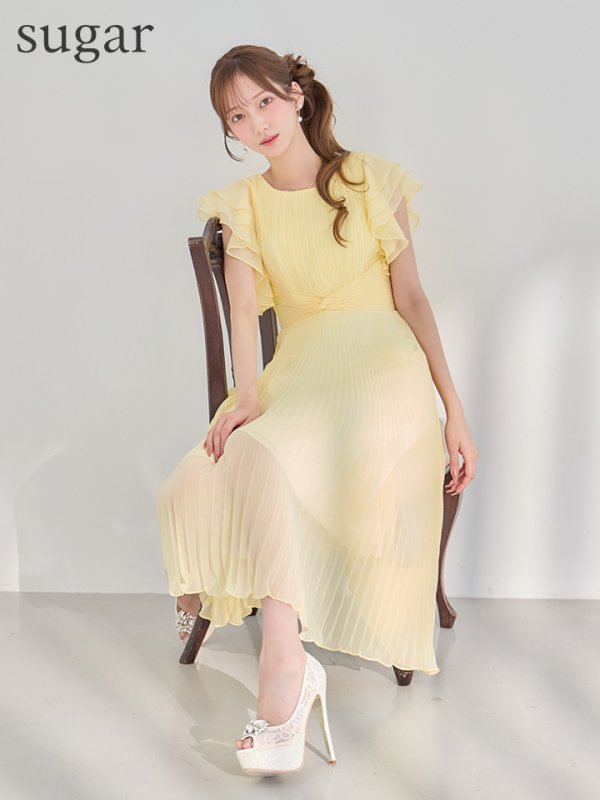 ライトイエロー：モデル：あすか　身長：170cm　着用サイズ：Sサイズ