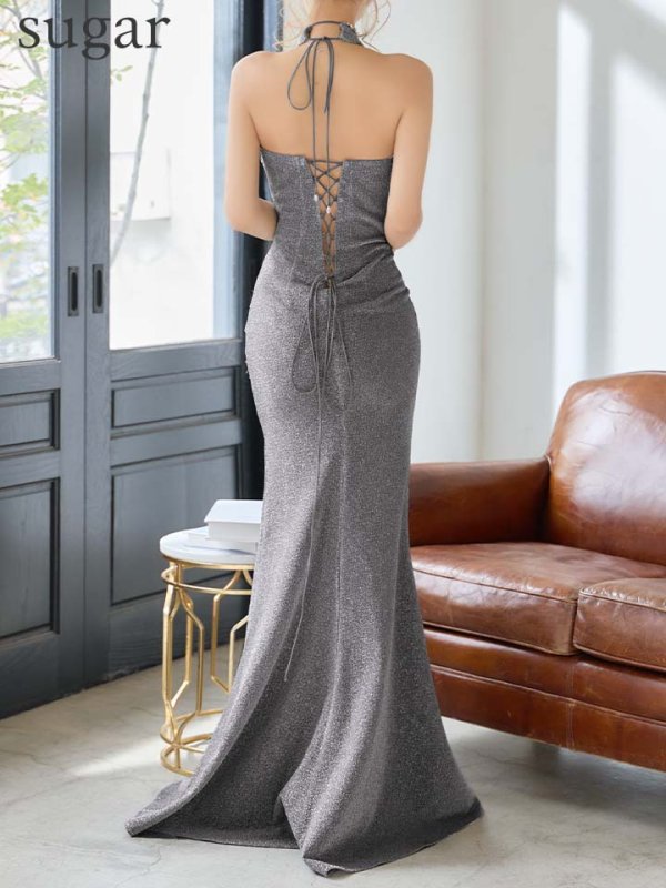 ダークスティール　モデル：如月れい　身長：156cm　着用サイズ：Sサイズ