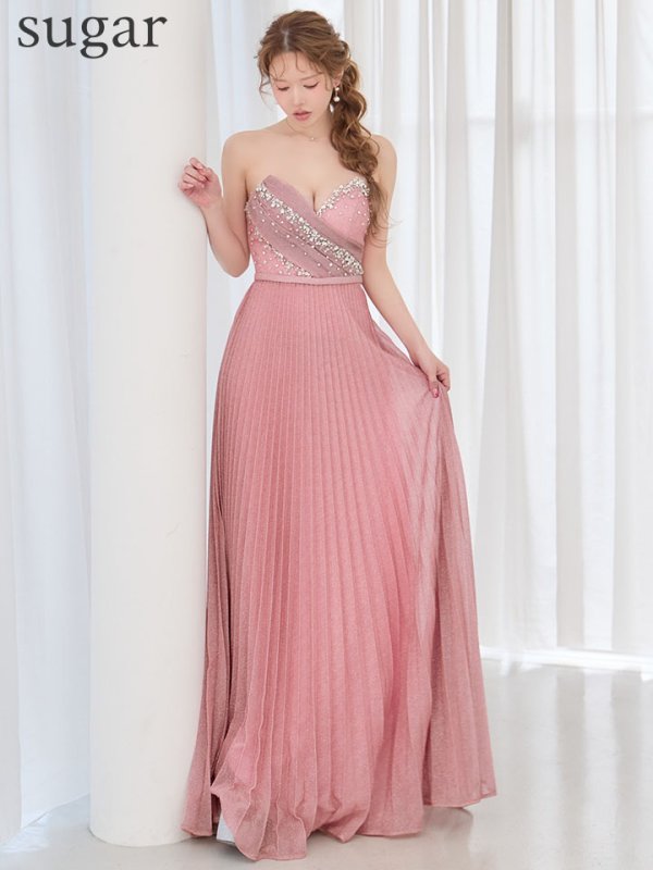 ピンクベージュ　モデル：ゆめ　身長：160cm　着用サイズ：Sサイズ