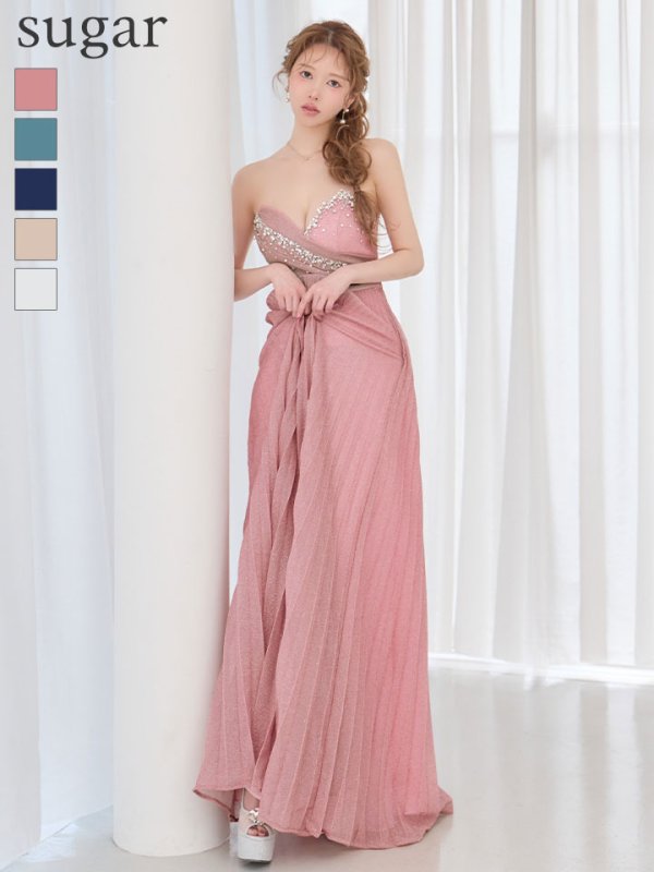 ピンクベージュ　モデル：ゆめ　身長：160cm　着用サイズ：Sサイズ