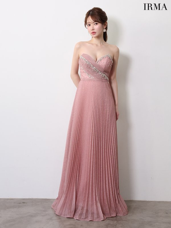 ピンクベージュ　モデル：ゆめ　身長：160cm　着用サイズ：Mサイズ