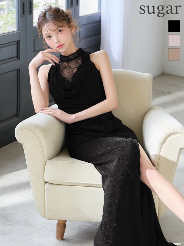 ブラック　モデル：るりぴ　身長：165cm　着用サイズ：Sサイズ