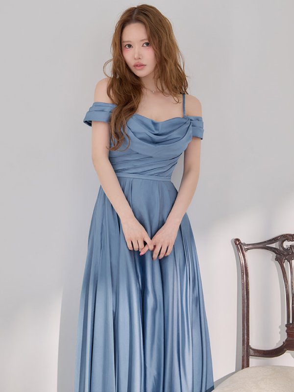 アースブルー　モデル：ゆめ　身長：160cm　着用サイズ：Sサイズ