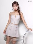 グレージュピンク　モデル：如月れい　身長：156cm　着用サイズ：Sサイズ