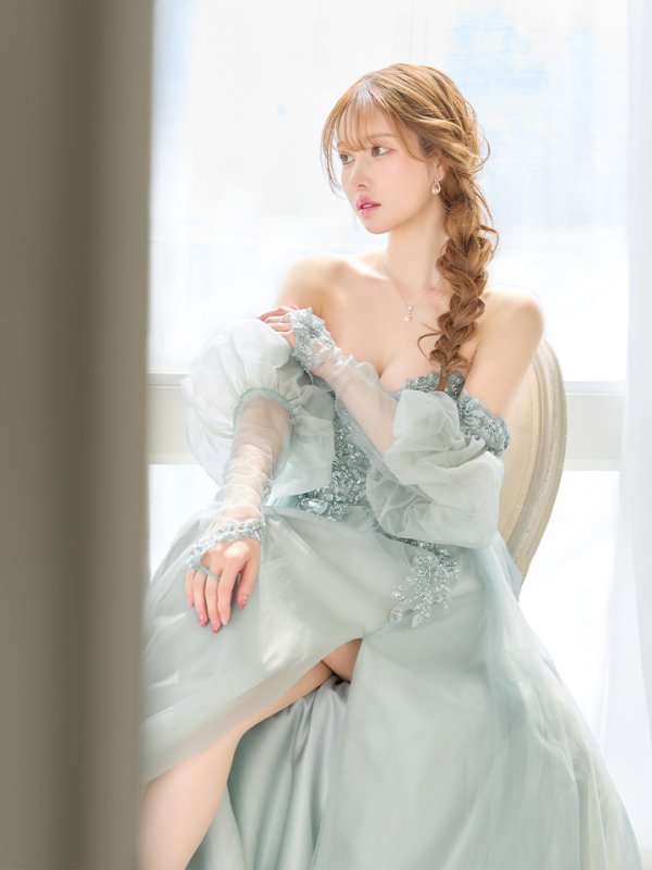 サージグリーン　モデル：ゆめ　身長：160cm　着用サイズ：Sサイズ