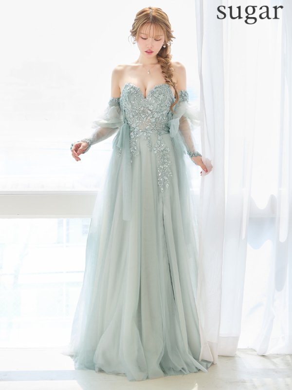 サージグリーン　モデル：ゆめ　身長：160cm　着用サイズ：Sサイズ