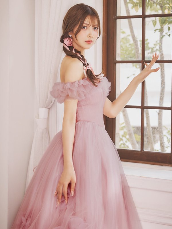 ピンク　モデル：さんご　身長：170cm　着用サイズ：Sサイズ