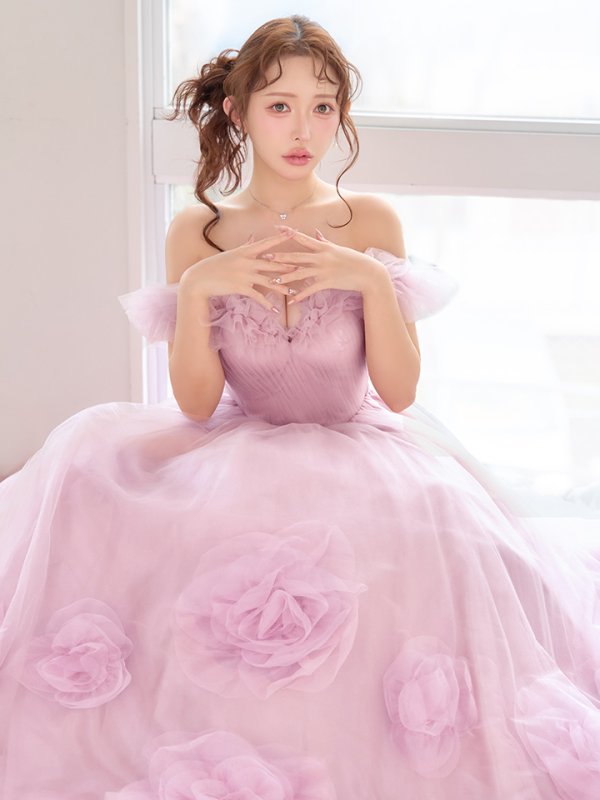 ピンク モデル：りな　身長：160cm　着用サイズ：Sサイズ