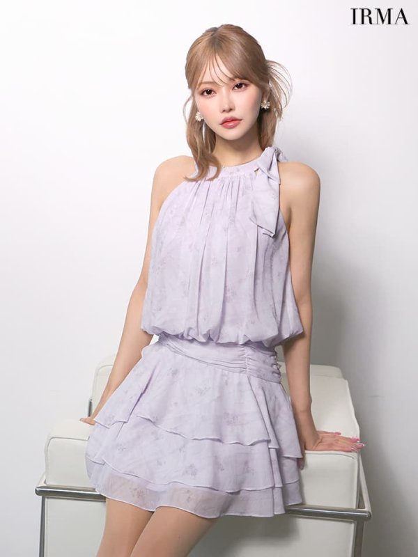 ラベンダー　モデル：如月れい　身長：156cm　着用サイズ：Sサイズ