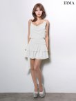 ホワイト　モデル：如月れい　身長：156cm　着用サイズ：Sサイズ