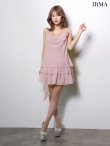 ピンクベージュ　モデル：如月れい　身長：156cm　着用サイズ：Sサイズ