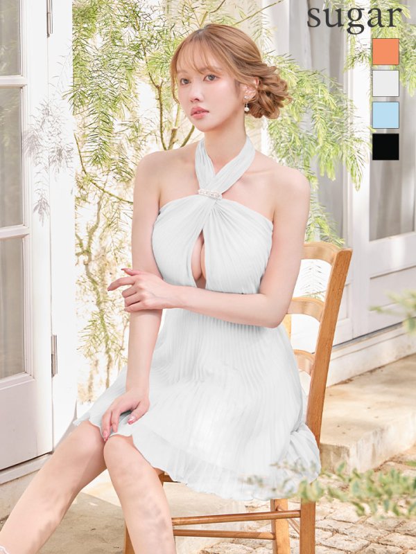 ホワイト　モデル：ゆめ　身長：160cm　着用サイズ：Sサイズ
